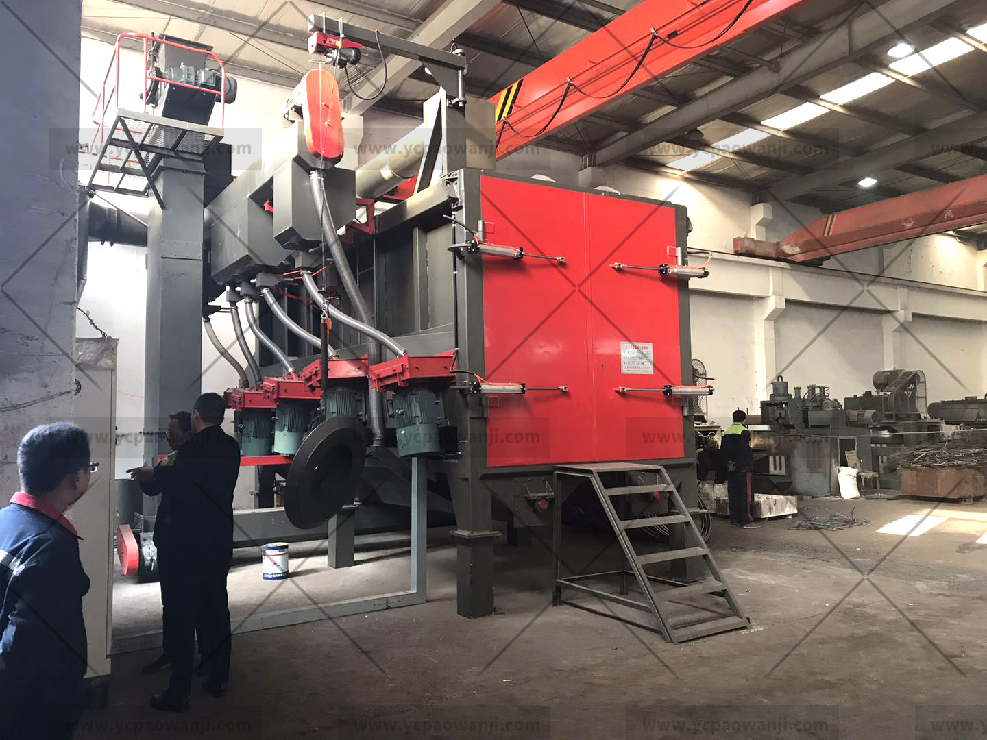 江蘇拋丸機(jī)除銹設(shè)備 拋丸機(jī)清理室體的除塵風(fēng)量如何計算的?拋丸機(jī)廠家來教你技巧!